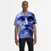 남성용 T 셔츠 크로 스타일 2022 3D 남자 티셔츠 신사 디자인 짧은 소매 유행 유행의 잘 생긴 남자