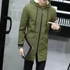 Men's Jackets Windbreaker Parka Cotton Youth Clothing Winter Men Hooded Slim Korean Hombre Long Cashmere L220830