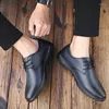 Dress Shoes Man Classic Real Male Piergitar Zapatos Old Genuine Mens Men Sapato Lather Boots Para Sneakers Vintage Skool Casual Shoe