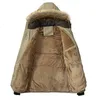 남성용 재킷 2022 겨울 뉴스 따뜻한 두꺼운 양털 파카 방수 까마귀 모피 고리 자켓 가을 패션 캐주얼 L220830