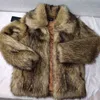 Men039s futra Wysokiej jakości futra mężczyźni zimowi pluszowe ciepło, zagęszczony obrocznik męski płaszcz futro Allinone Mężczyźni odzież 2022 L5406578