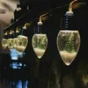 Julekorationer KLAR GLASSFASKA Tr￥dstr￤ng Ljus 1.5/2M Lamp Fairy Vintage Decoration Party Garland BULB TR W7W6