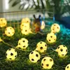 Strings Football String Lights 1.5m 10Leds 3m 20Leds Bateria Operado a Children's Room Garden Bar Party Decoration Fairy