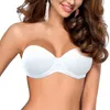 BHs YANDW Sexy Dessous Push-Up-BH Große Brust 1/2 Tasse Plus Size Frauen Silikon Trägerlos Wed A B C D E F 70 75 80 85 90 95 220902