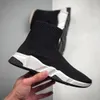 2023 Designer Hommes Casual Chaussures Femmes 2.0 Vitesse Entraîneur Chaussette Bottes Chaussettes Vitesses de démarrage Chaussures Coureurs Baskets Tricot Femmes Marche Triple Noir Blanc Rouge Lace Sports