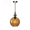 Hanglampen Noordelijke vintage Loft Art Deco Glass Cucurbit Licht LED E27 Hanglamp voor slaapkamer Restaurant Woonkamer Keuken El