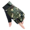 Gants pour enfants 4-14 ans Enfants Tactique moins Armée Militaire Camo Mitaines Antidérapantes Demi Garçons Enfants Sports Cyclisme 220830