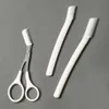 Moda 3pcs sobrancelha de sobrancelhas kit de sobrancelha atacado Scissors Scissors sobrancelhas seguras barbeador para iniciantes