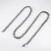 3 mm 5 mm 6 mm 7 mm Silver Catene cubane Collana Aragosta in acciaio inossidabile Clasps che produce collane di qualit￠ per donne per uomini Accessori versatili Accessori Catena di collegamento