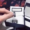 2022 Moderingar Vintage Great Wall Pattern Designer Trendy 925 Silver Ring for Women Wedding Rings Men smycken nr Box4612331