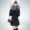 여자 다운 파파 도착 패션 슬림 여자 겨울 자켓 면화 패딩 된 따뜻한 두껍게 여자 코트 긴 코트 파카 재킷 220830