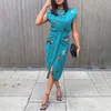 Zweiteiliges Kleid Sommer Mode weiße Spitze Sets für Frauen Casual Büro Damen Midi Outfits Frühling Langarm Frau Sexy Split Anzüge 220830