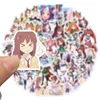 50PCS Cartoon Anime Pretty Derby Sticker Specjalny tydzień Graffiti dla dzieci deskorolka samochodowa motocykl rowerowe naklejki naklejki