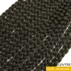 14 pouces Box Braid Crochet Hair Tresses courtes pré bouclées pour les femmes noires Extensions de cheveux BS21