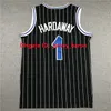 SL Penny Hardaway баскетбольные майки Tracy 1 McGrady Magics 32 Vince 15 Carter Black White Blue Size S-XXL