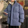 Männer Jacken M-3XL Koreanische Mode Männer Winter Winddicht Verdicken Parka Japanische Streetwear Übergroße Warm Gefütterte Kleidung L220830