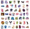 100pcs Ptérosaur Stickers Skate Accessoires Autocollant en vinyle étanche pour la planche à roulettes Laptop Bottle Bouteille de bouteille