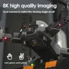 uav kbdfa e888 8k طائرة بدون طيار مع كاميرا 4K 6K 8K HD WiFi Gesture التعرف على الفيديو عن بُعد Quadco5100151