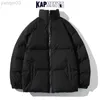 Jackets masculinos Kapmentos Harajuku Solid Solid Warm Puffer 2022 Parka Japanese Streetwear Winter Male coreano Bolha de moda L220830