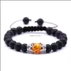 Fili di perline 10 pezzi / set gioielli bracciali tessuti fatti a mano fili regolabili braccialetto di perline ambra turchese con doppio Dhseller2010 Dhyst