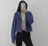 LU01 Yoga Outfits Sweatshirt Scuba Hoodies Full Rei￟verschluss -Mantel Fitnessstudio Kleidung Frauen Pullover