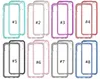 Phone Cases For Samsung A32 A52 A72 A13 A53 A33 A73 A03 A23 A20 A50 S10 PLUS NOTE 10 LITE With Colorful PC & Clear TPU 2-Layer Anti-Scratched Function Drop Protection Cover