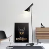 플로어 램프 현대 LED 램프 135cm 조정 가능한 흑백 스탠딩 독서 카페 거실 홈 장식