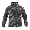 Vinter Military Fleece Jacket Men Soft Shell Tactical Waterproof Army Camouflage Coat Airsoft Clothing Multicam Windbreakers 220830