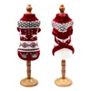 Noel Kedi Köpek Sweater Ezme Kış Köpek Küçük Köpekler İçin Kıyafet Chihuahua Yorkies Köpek Ceketli Evcil Giyim