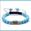 Fili di perline più venduti 10 pezzi / set 8 mm perline personalizzate fatte a mano intrecciano amici braccialetto per la moda gioielli Yiwu goccia Deli Dhseller2010 Dhr5W
