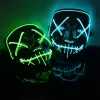 Christmas Toy Novelty Lighting Halloween Mask LED Light Up Party Masks The Purge Election Year Great Funny Masks Festival Cosplay Costume Supplies Glow In Dark