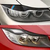 المصابيح الأمامية الألياف الكربونية الحقيقية حواجب جفون السيارات لسيارات BMW E90 E91 3 Series 2006-2011 الحواجب الأمامية accessorie294z
