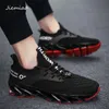 JIEMIAO Blade Sole Mannen Sneakers Ademend Comfortabel Hardlopen Outdoor Fitness Training Sport Zapatillas Hombre 220829