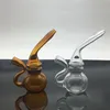 Pipe à fumer en gros Mini gourde en verre en forme de tabac fumer eau bong cigarette filtre tuyau pour papier à rouler