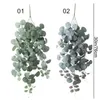 Decoratieve bloemen Garland Home Hangende zijde Ivy Wand Decor kunstmatige planten eucalyptus bladeren nepplant