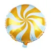 Ballousses en feuille de bonbons colorées Li Windmill Hélium Balloon Balloon Party Party Douche Baby Shower Kids Flated Toy6660914