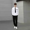 Clothing Sets Japanese School Uniforms For Girls Class Suits White Shirt Long Skirt JK Uniform Costumes Koran College Boys