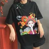 ملابس عرقية حلوة النمط الصيني للنساء الصيف بلوزة 2022 الموضة harujuku tshirt عتيقة teeshirt آسيوية الشارع الشارع أعلى KK3998
