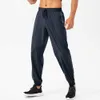 Тренажеры -леггинсы мужская йога наряды свободные спортивные брюки водонепроницаемые беговые беговые Zipper joggers