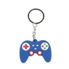 Key Rings Cartoon PVC Keychains Accessories Game Console Handle Pendant Car Key Chains Rings Jewelry Gifts Design Keyrings Holder Trinkets Silver Metal Bag Charms