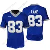 Umerican College Football Wear 2021 NEW NCAA Middle Tennessee State Jerseys 83 Jaylin Lane College Collock Jersey White Blue Size You
