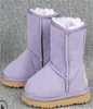 2022 nouvelles bottes australiennes réelles enfants garçons filles enfants classique coton solide broder bébé bottes de neige chaudes bout rond mi-mollet étudiants adolescents neige botte d'hiver