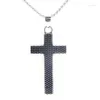 Pendant Necklaces 100% Personal Design Jesus Cross 316 Stainless Steel Fashion Dots