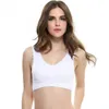 Soutiens-gorge VIP femmes sous-vêtements Sexy Lingerie dentelle couleur unie croix côté boucle sans fil Push up respirant sommeil soutien-gorge 220830