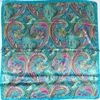 Sarongs İlkbahar ve Sonbahar Kadın Saten Eşarp Büyük Kare Eşarplar Hijabs Baskılı Kadınlar Emberi Mor Polyester İpek Eşarp Şal 90 90cm T220827