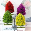 装飾的な花人工緑の植物盆栽シミュレーションプラスチック製の小さな松の木の植物植物鉢植えの装飾品のためのホームテーブルオフィス