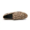 Loafers Men Shoes British Leopard Faux Suede Simple Fashion Business Casual Wedding Party Daily Versatile AD044