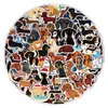 100 stks teckel stickers skate accessoires waterdicht vinyl hond sticker voor skateboard laptop bagage waterfles auto stickers kinderen geschenken speelgoed