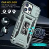 Shockproof Lens Protective Slider Door Mobile Phone cases Ring Holder Kickstand Combo For Motorola MOTO G STYLUS 2022 5G 4G G22 Cover B2