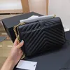 Lüks bayanlar tasarımcı deri kolejler çanta dupe kadın omuz çantaları 7a kaliteli kadın crossbody çanta 25 cm çanta kutusu femme sac lüks